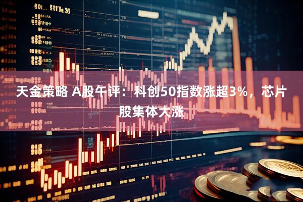 天金策略 A股午评：科创50指数涨超3%，芯片股集体大涨